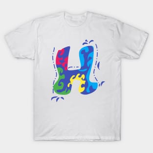 Letter H T-Shirt